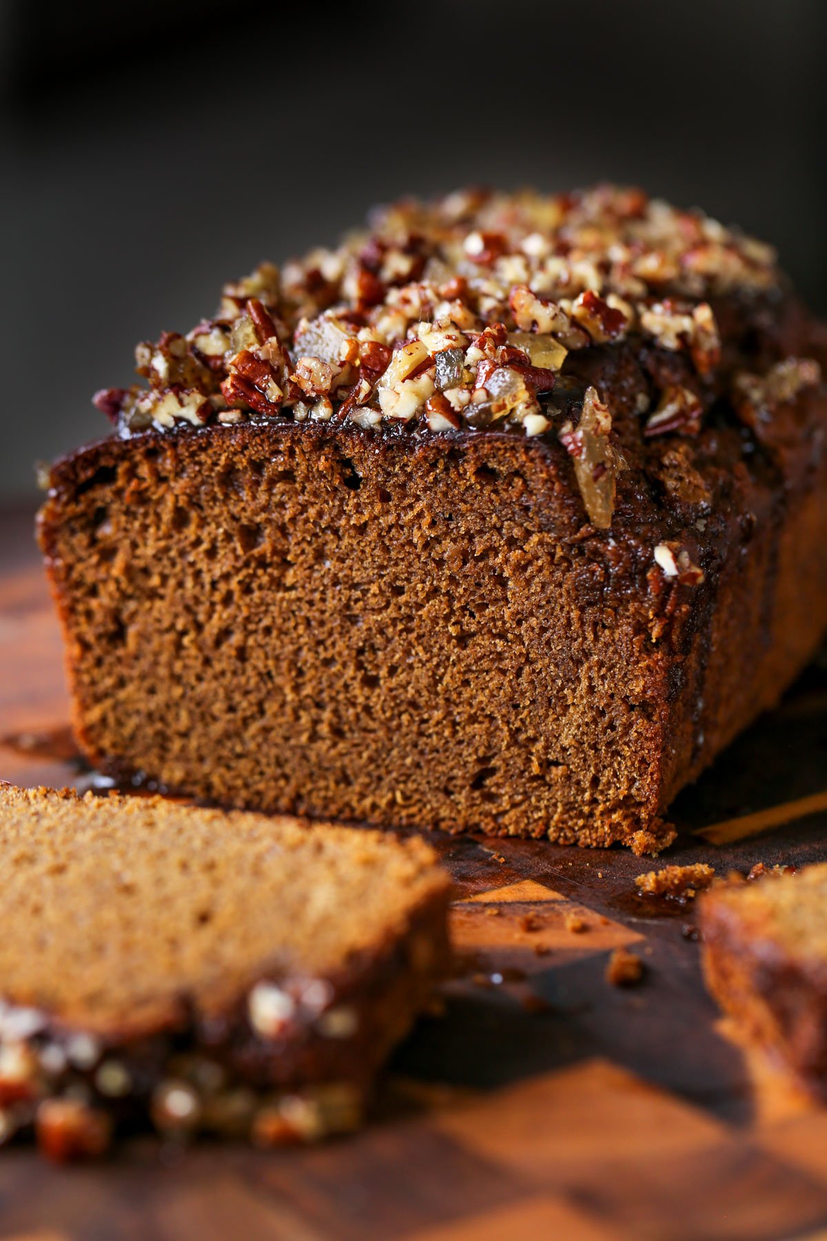 Triple Ginger Vegan Gingerbread Cake