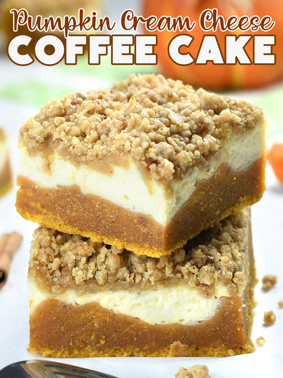 Pumpkin Cream Cheese Coffee Cake