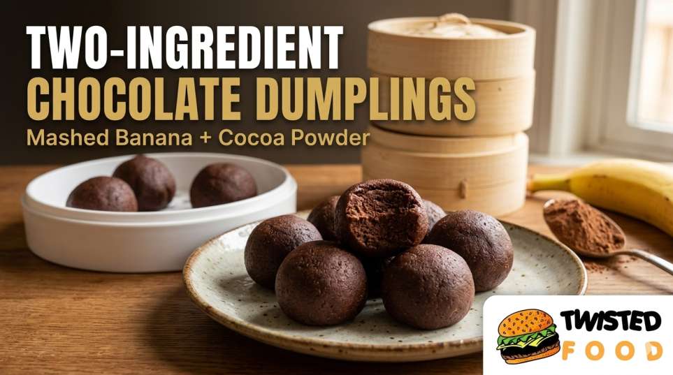 Two-Ingredient Chocolate Dumplings