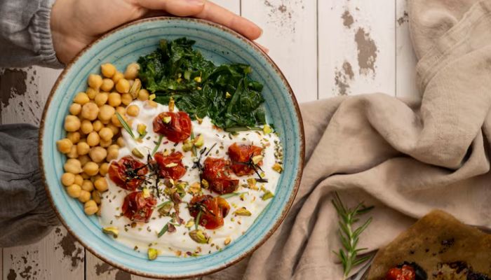 Chickpea Tuna Salad Platter