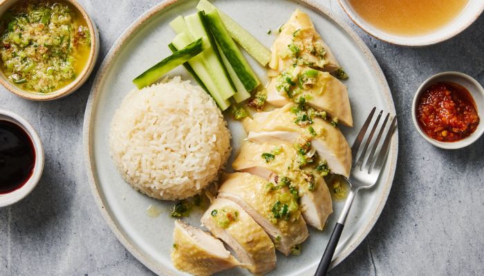 Hainanese chicken rice