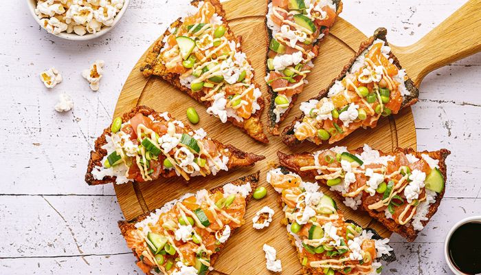Sushi pizza